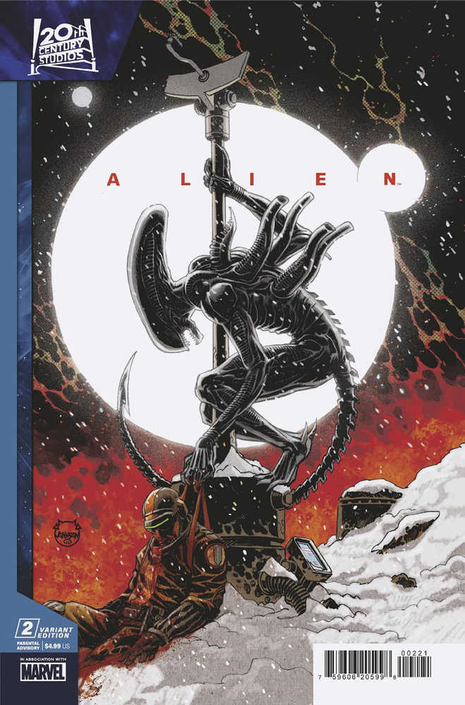 Alien #2 Dave Johsnon Variant