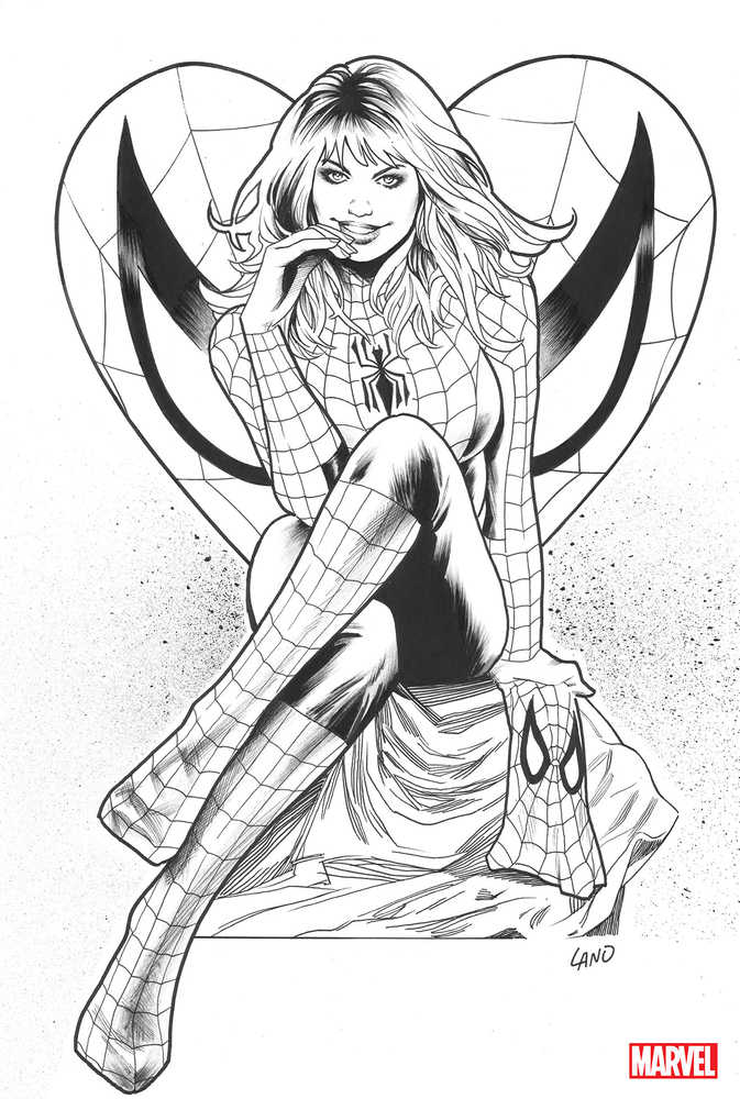 Amazing Spider-Man #25 50 Copy Variant Edition Land Virgin Bw Variant