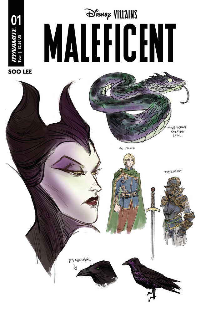 Disney Villains Maleficent #1 Cover J 20 Copy Variant Edition Lee Char De