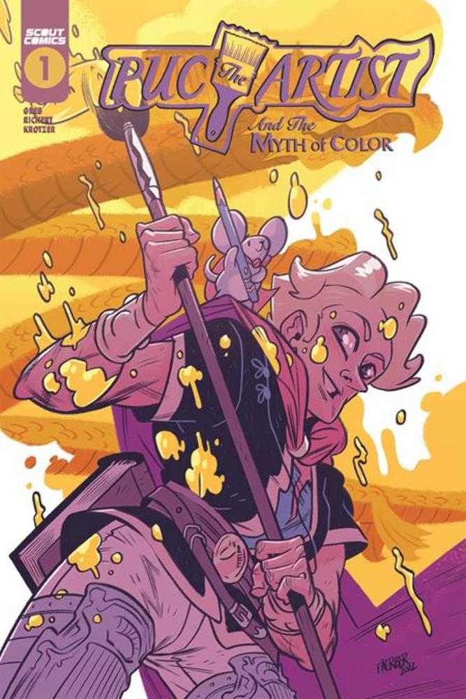 Puc The Artist And The Myth Of Color (One Shot) Cover B Garrett Richert 10 Copy Unlock Variant