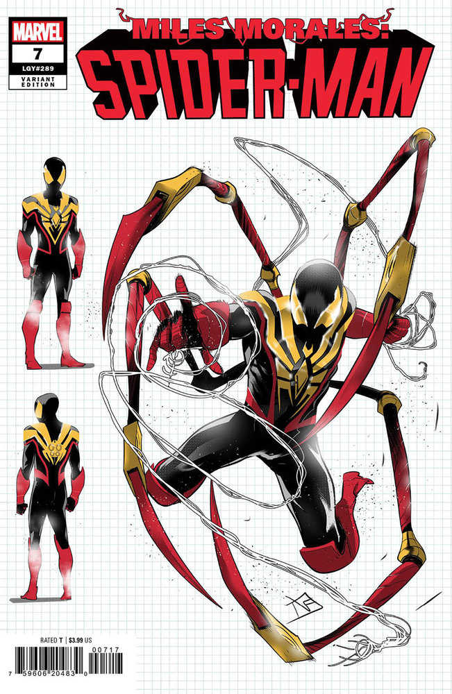 Miles Morales: Spider-Man 7 Federico Vicentini Design Variant