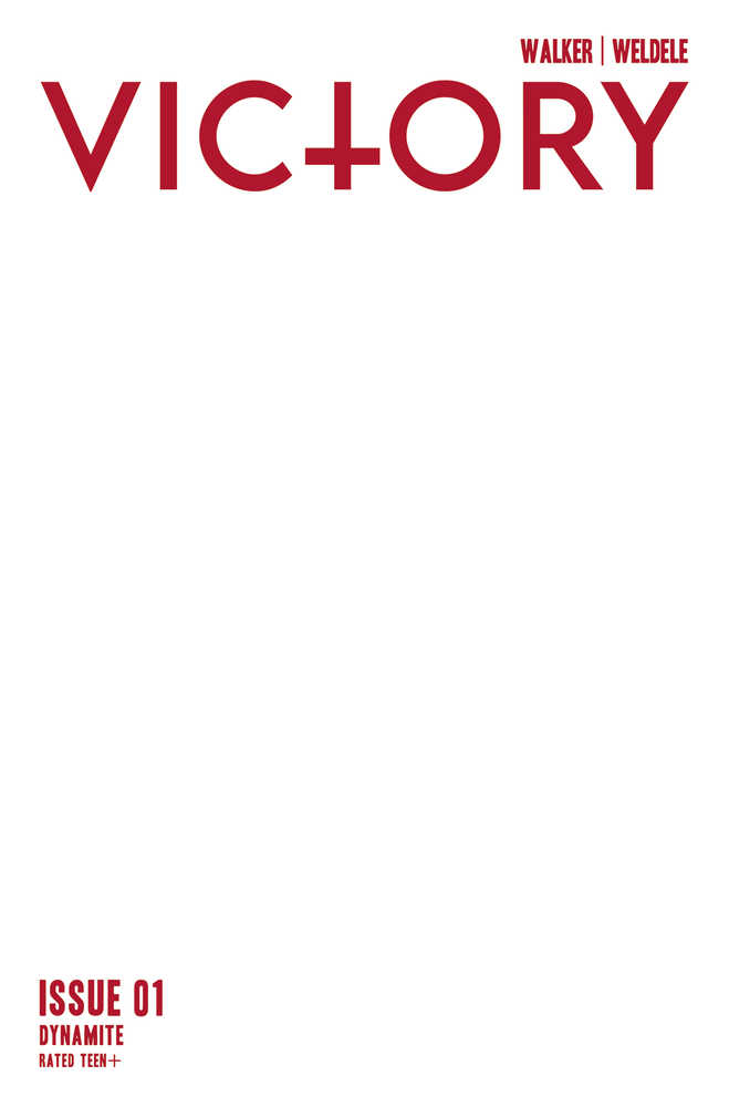 Victory #1 Cover F Blank Authentix