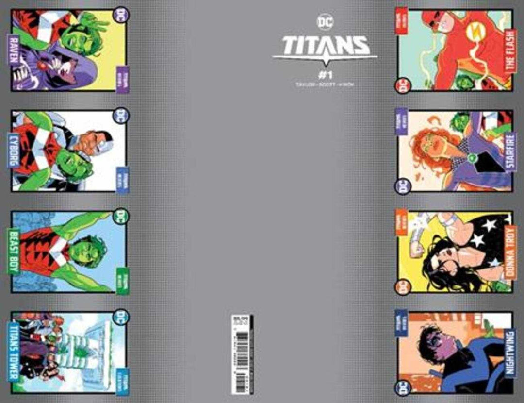 Titans #1 Cover H Perforation Trading Card Card Stock Variant