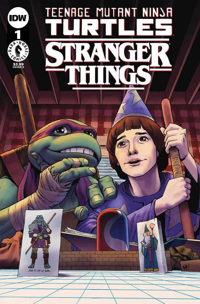 Teenage Mutant Ninja Turtles X Stranger Things #1 Cover D Gorham