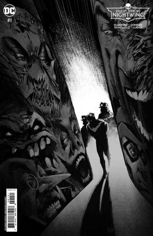 Knight Terrors Nightwing #1 (Of 2) Cover F 1 in 50 Jason Shawn Alexander Black & White Card Stock Variant