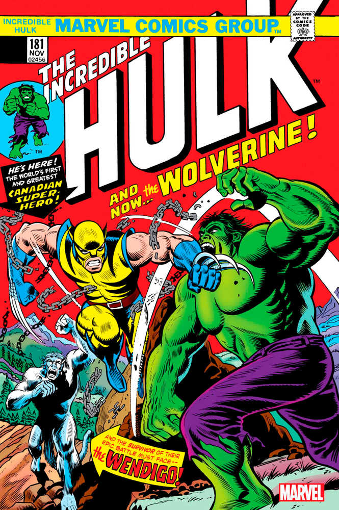 Incredible Hulk #181 Facsimile Edition Foil Variant