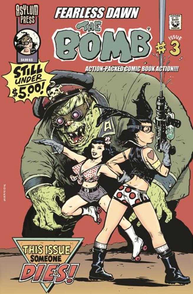 Fearless Dawn The Bomb #3 (Of 5) Cover B Steve Mannion Retro Variant