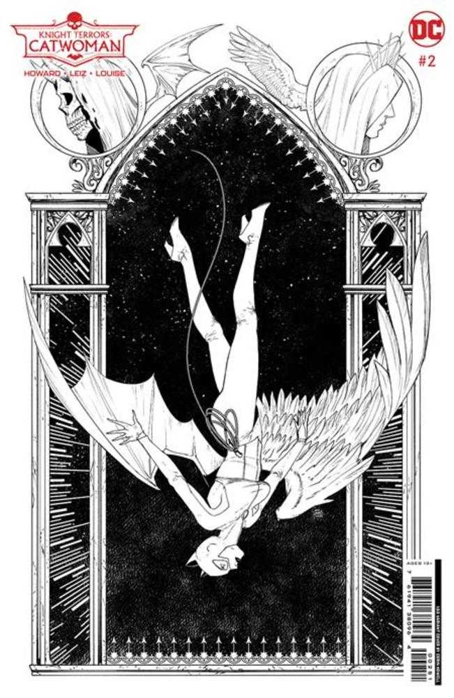 Knight Terrors Catwoman #2 (Of 2) Cover E 1 in 50 Corin Howell Black & White Card Stock Variant