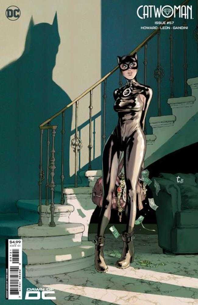 Catwoman #57 Cover B Tirso Cons Card Stock Variant (Batman Catwoman The Gotham War)