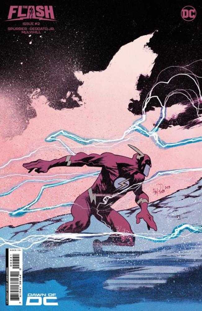 Flash #2 Cover E 1 in 25 James Harren Card Stock Variant