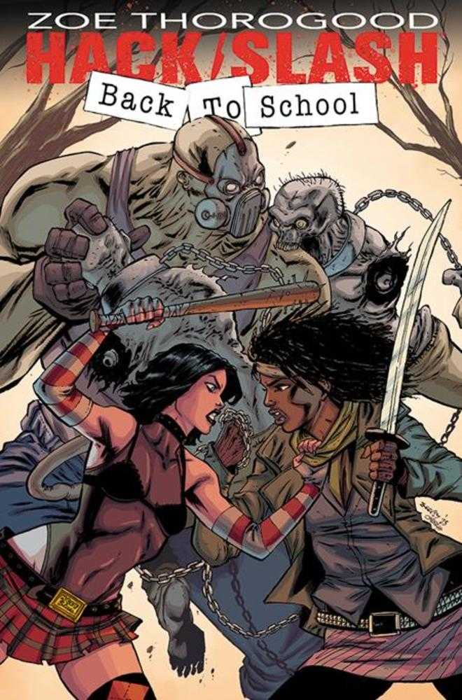 Hack Slash Back To School #1 (Of 4) Cover D Tim Seeley Twd 20th Anniversary Team Up Variant