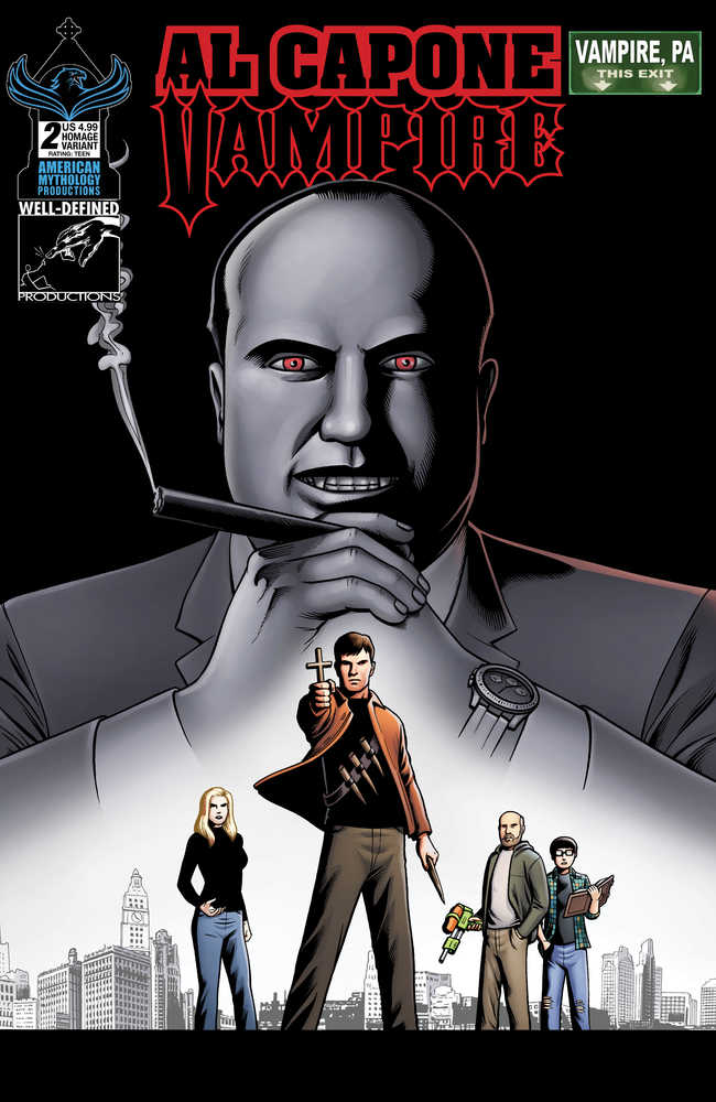 Al Capone Vampire #2 Cover B Homage Fraim