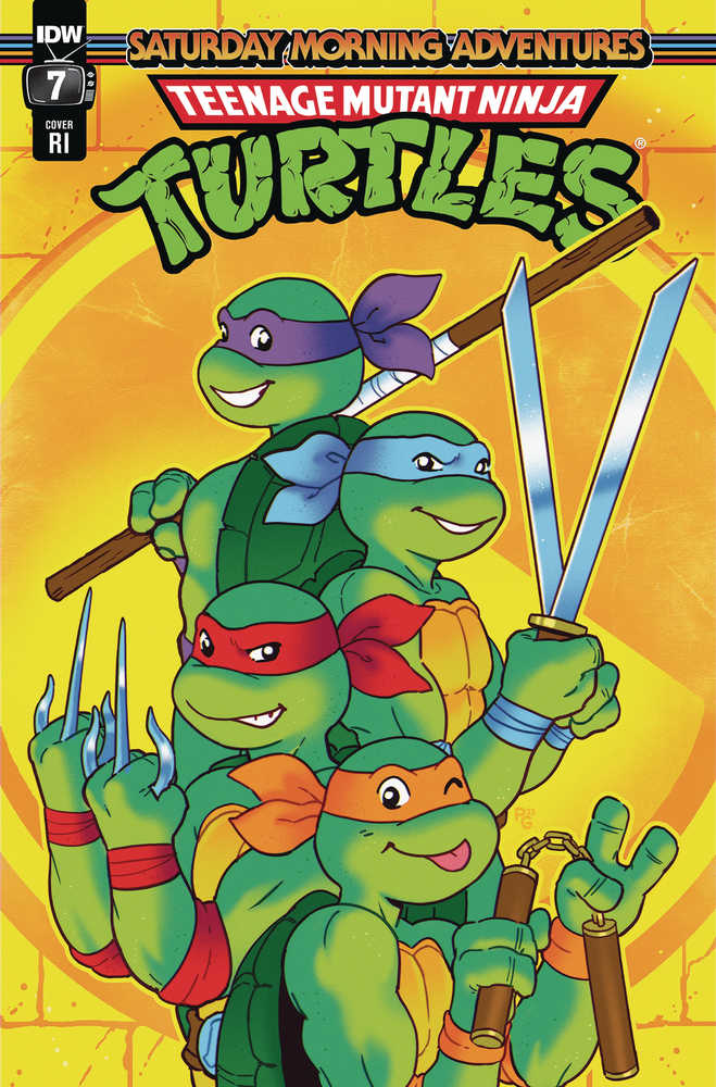 Teenage Mutant Ninja Turtles Saturday Morning Adventure 2023 #7 Cover D 10 Ganucheau