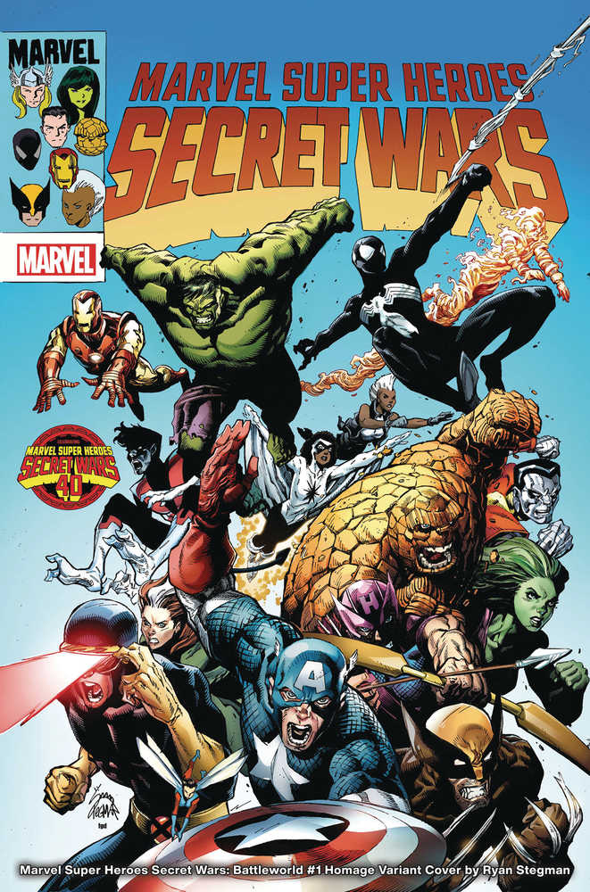 Msh Secret Wars Battleworld #1 Ryan Stegman Variant