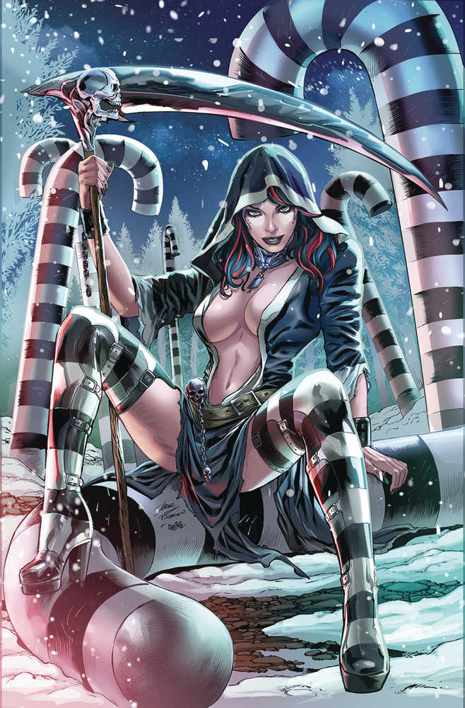 Grimm Fairy Tales 2023 Holiday Pinup Special Cover B Vitorino