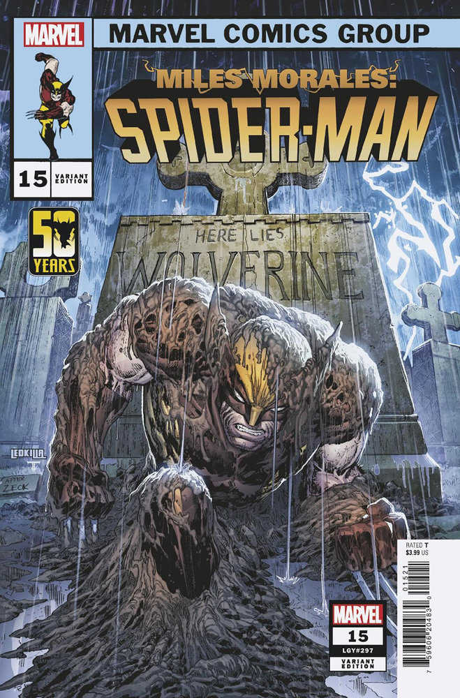 Miles Morales: Spider-Man 15 Ken Lashley Wolverine Wolverine Wolverine Variant [ Gw]