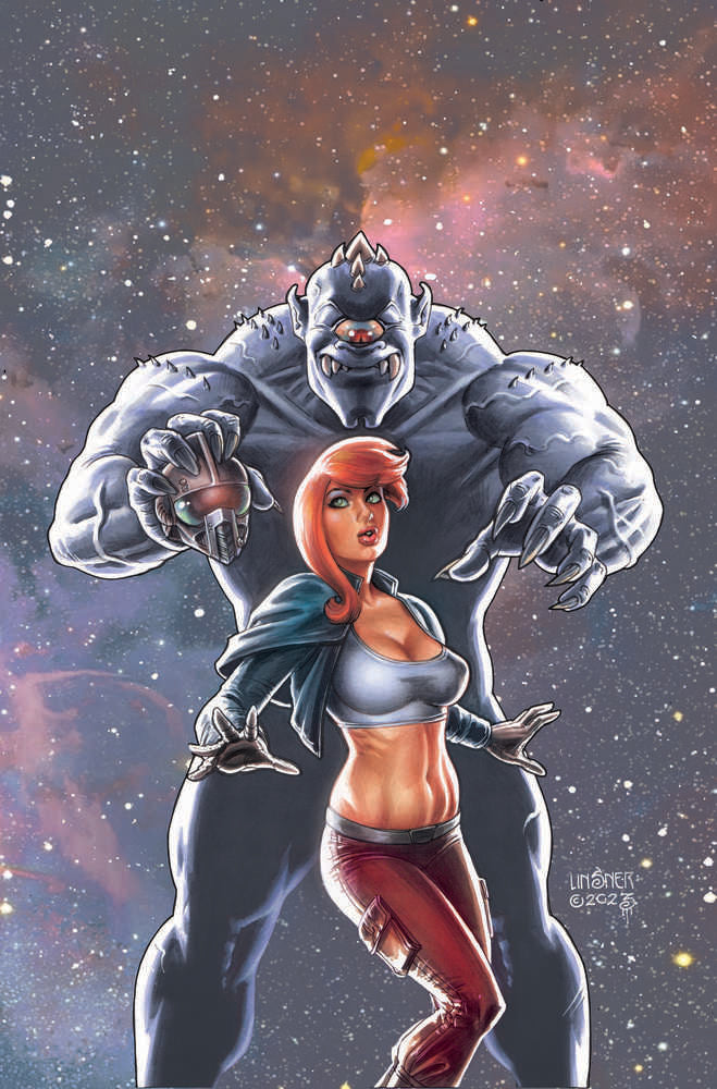 Space Truckin #1 Cover G 10 Copy Foc Variant Edition Linsner