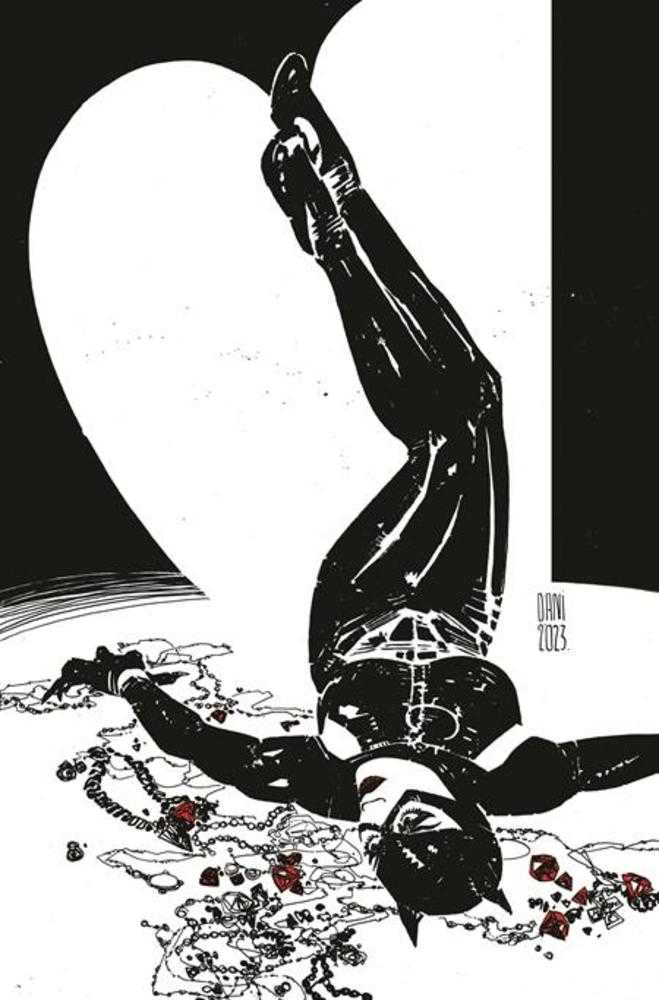 Catwoman #61 Cover D 1 in 25 Dani Black & White Card Stock Variant
