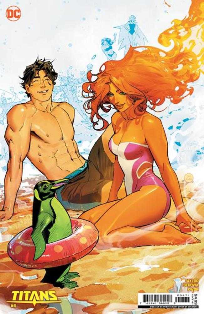 Titans #8 Cover D Dan Mora Sweater Weather Card Stock Variant