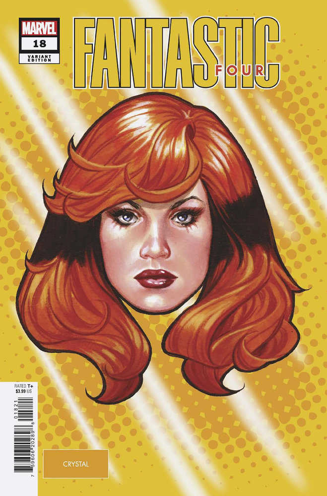 Fantastic Four #18 Mark Brooks Headshot Variant