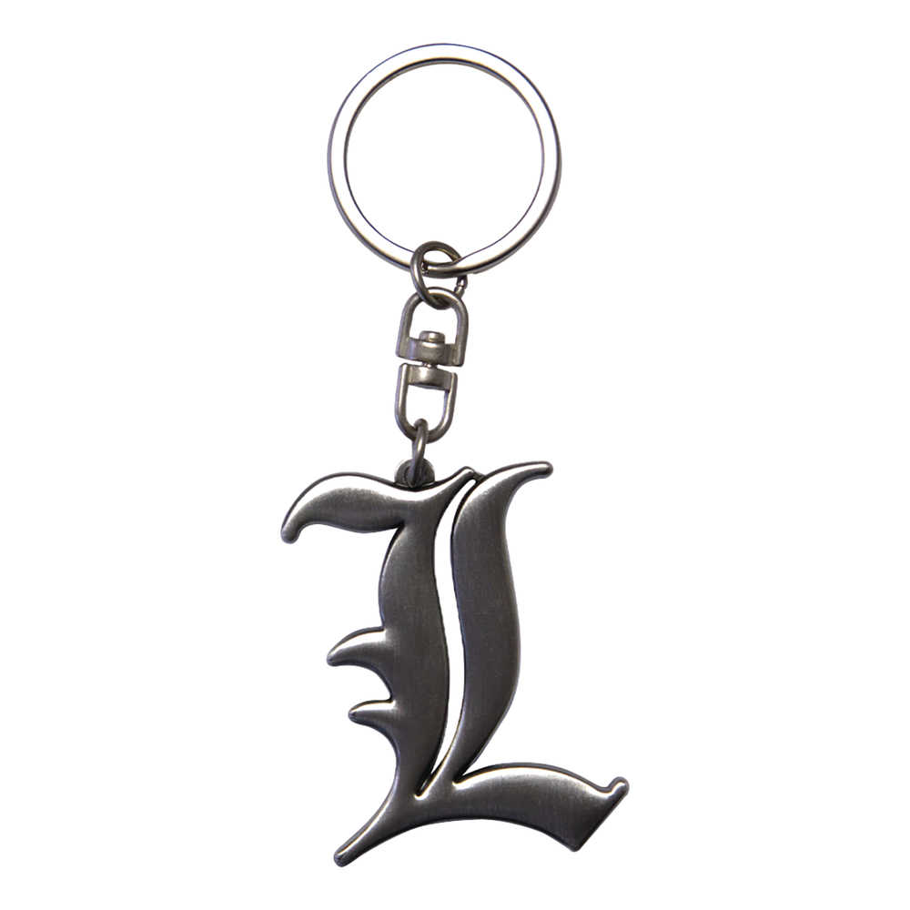 Death Note L Symbol 3D Metal Keychain