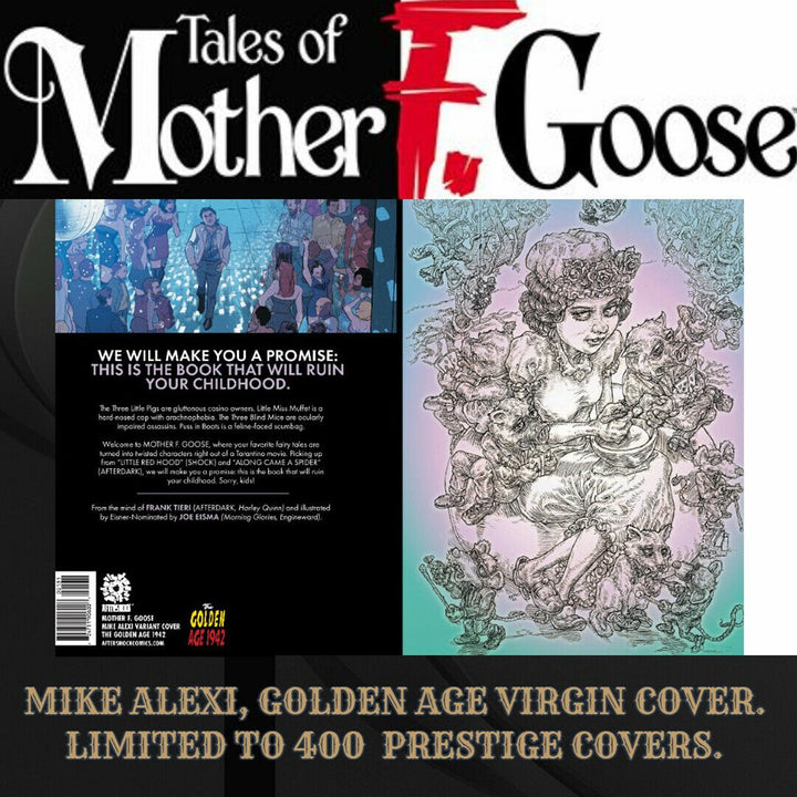 Mother F Goose One Shot #1 Golden Age 1942, Mike Alexi variant (signed) (Mature)