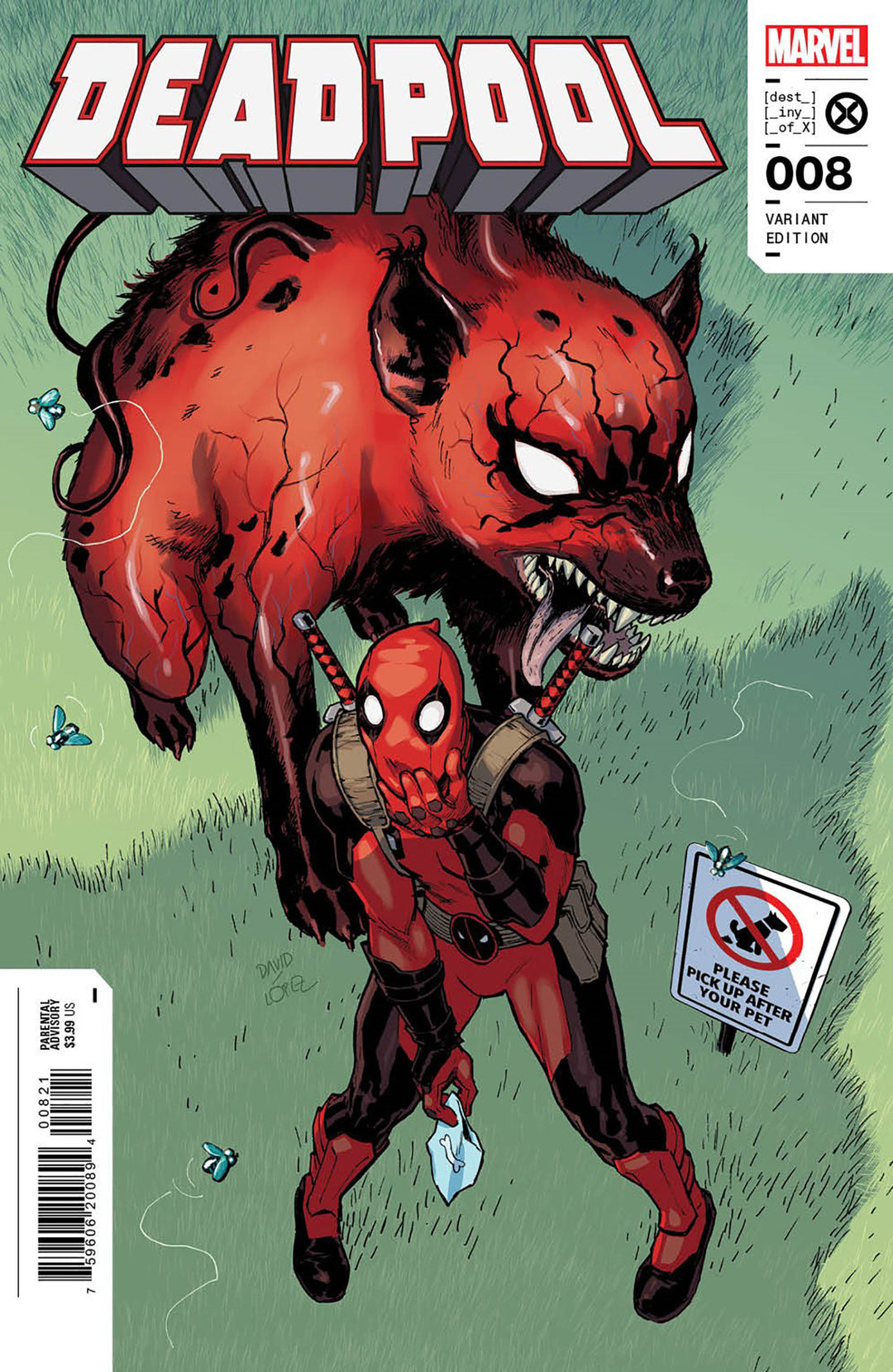 Deadpool 8 David Lopez Variant