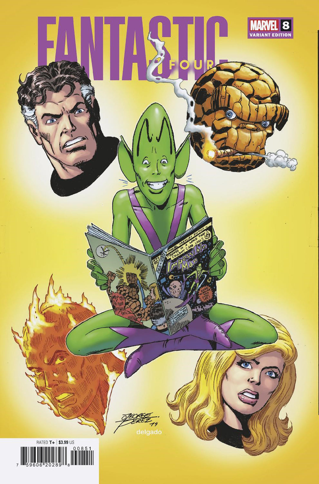 Fantastic Four 8 George Perez Variant