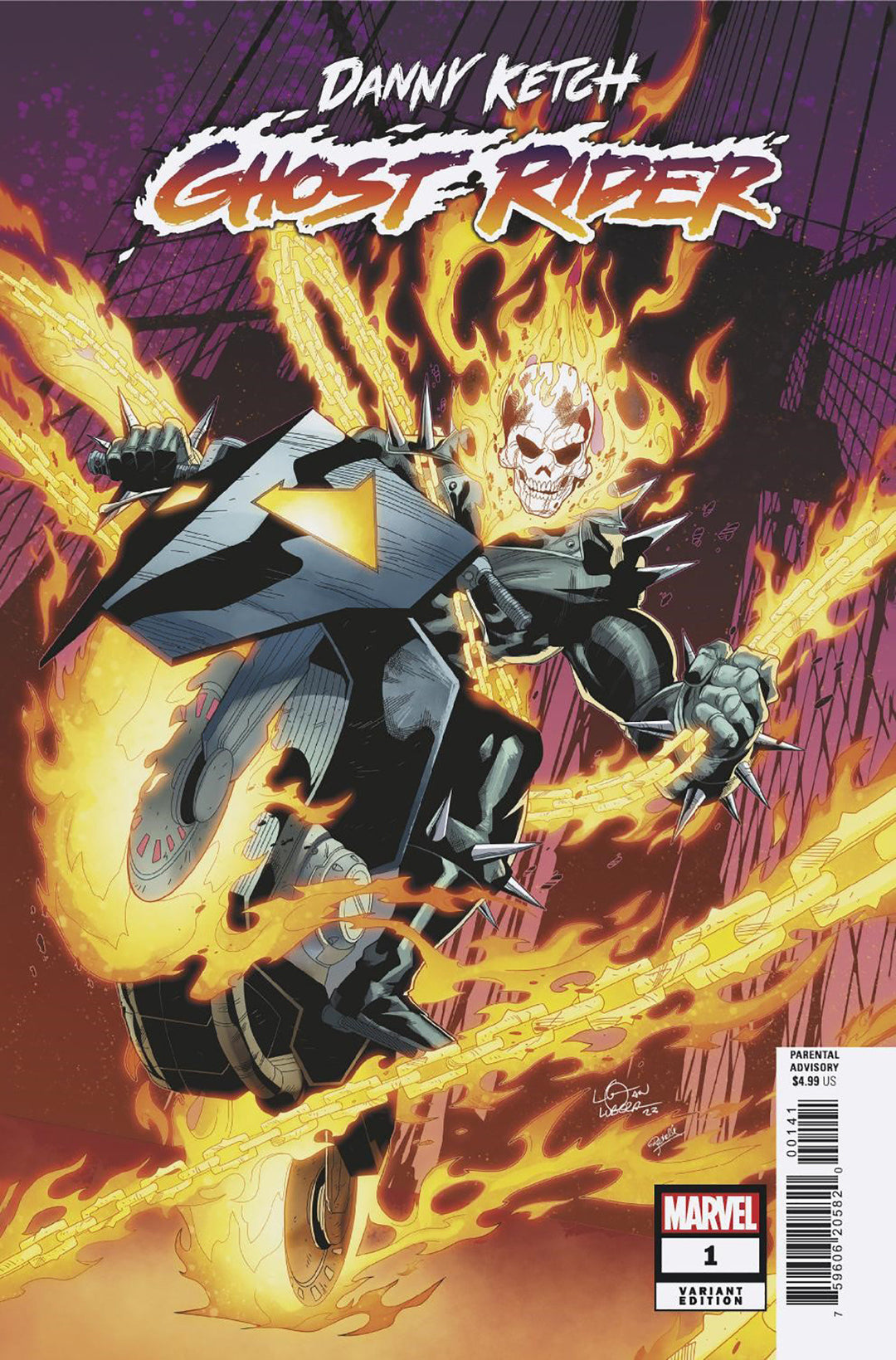 Danny Ketch: Ghost Rider 1 Logan Lubera Variant