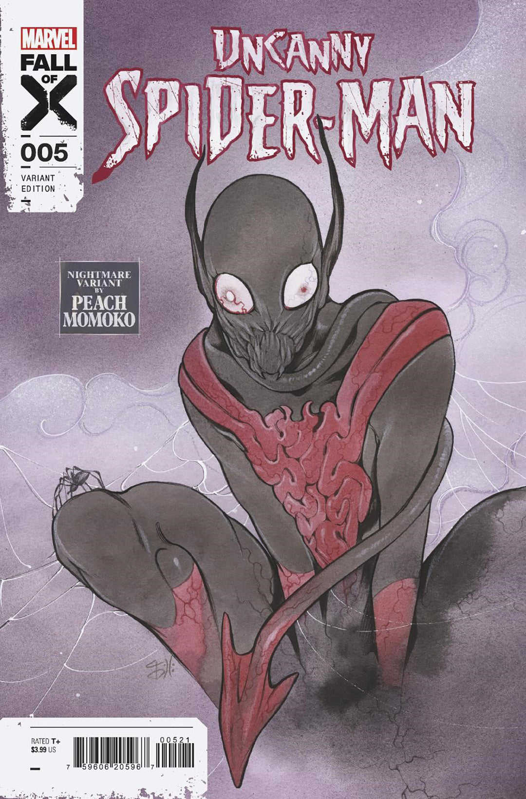 Uncanny Spider-Man 5 Peach Momoko Nightmare Variant [Fall]