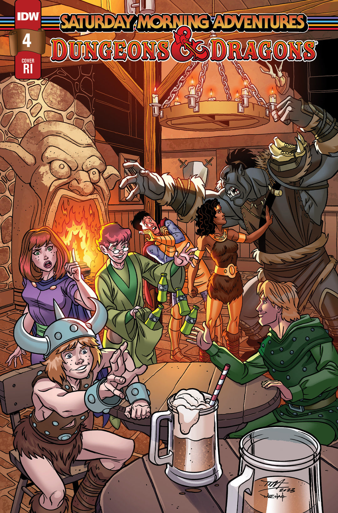 Dungeons & Dragons: Saturday Morning Adventures #4 Variant Ri (10) (Levins)