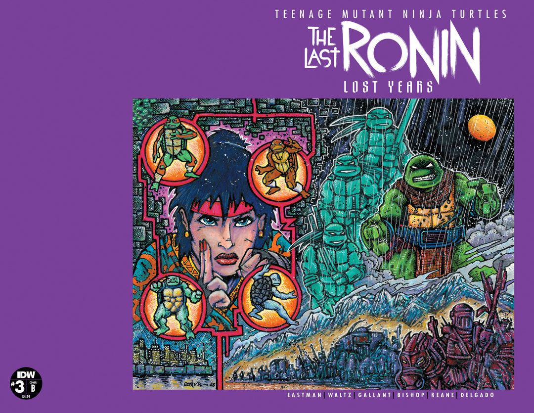 Teenage Mutant Ninja Turtles: The Last Ronin--Lost Years #3 Variant B (Eastman &  Bishop)