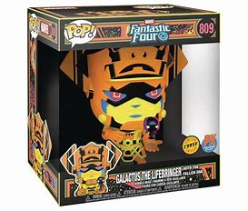Pop Jumbo Marvel Galactus W/Surfer Previews Exclusive Blk Lt 10in Figure RARE CHASE